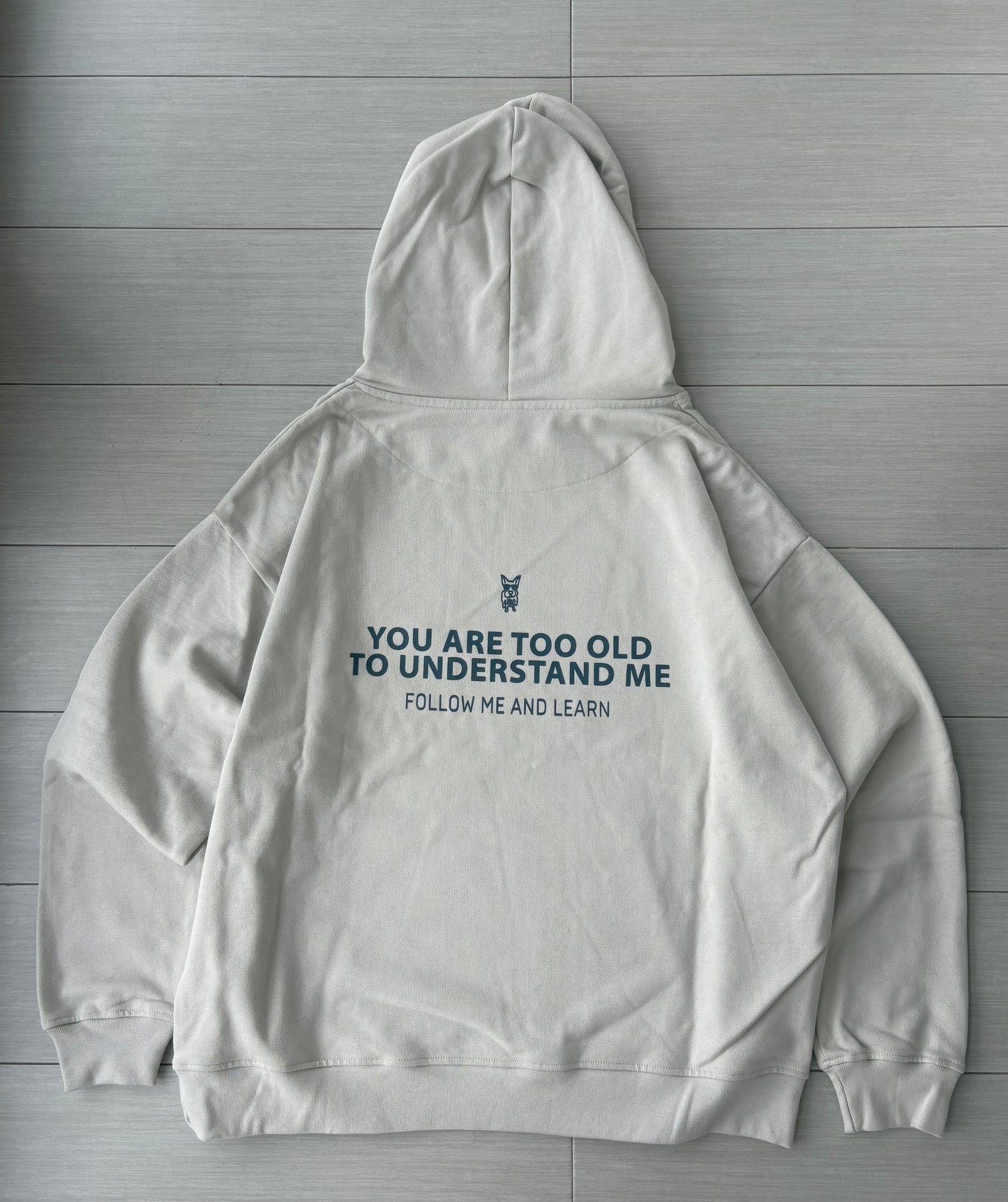 'TOO OLD' HOODIE TO BUY: DM IG