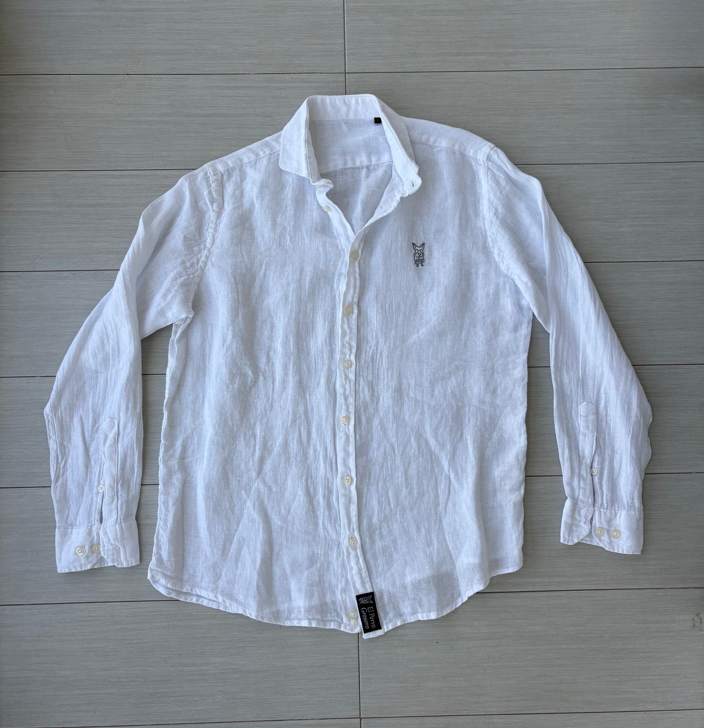 CAMISA LINO BLANCA